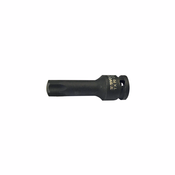 F 1/2" impact socket - IMPACT - For female Torx screws TECHNIC (Blister) - TIVOLY - screwdriving - Reference: 1159012 - Image principale - Professional Tool