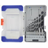 9x SLR graduated 3-point wood drill bits Ø 2 to 12 mm  - TIVOLY - drilling - Reference: 10863870003 - Vue 4 - Professional Tool