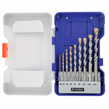 9 SLR graduated concrete drill bits Ø 3 to 12 mm  - TIVOLY - drilling - Reference: 10960570018 - Vue 2 - Professional Tool