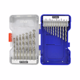 18 brocas para metales HSS rectificadas, punta en cruz Ø 2 a 10 mm  - TIVOLY - taladrado - Referencia: 11452070001 - Vue 2 - Herramienta profesional