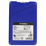 19 fully ground HSS metal drill bit - Split point Ø 1 to 10 mm by 0.5 mm  - TIVOLY - drilling - Reference: 11452070015 - Vue 3 - Professional Tool