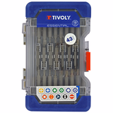 43 pieces - Long screwdriver bits L 50 mm  - TIVOLY - screwdriving - Reference: 11501570044 - Vue 1 - Professional Tool