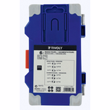 6 piezas -3 reductores + 3 aumentadores -IMPACTO  - TIVOLY - atornillado - Referencia: 11591170001 - Vue 2 - Herramienta profesional