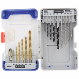16 pieces - RANGER case - Especially for the drilling of metals / concretes / wood  - TIVOLY - combined sets - Reference: 11901170057 - Vue 3 - Professional Tool