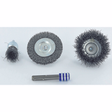 4 pièces : 3 brosses pour métal + 1 adaptateur SDS+  - TIVOLY - brossage - Référence: XT20252580201 - Vue 4 - Outil professionnel