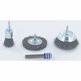 4 pieces: 3 brushes for metal + 1 SDS+ adapter  - TIVOLY - brushes - Reference: XT20252580201 - Vue 2 - Professional Tool