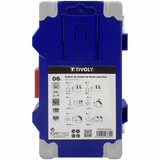 6 router bits in assorted shapes - 8 mm shank  - TIVOLY - routing - Reference: XT606470004 - Vue 2 - Professional Tool