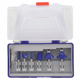 6 router bits in assorted shapes - 8 mm shank  - TIVOLY - routing - Reference: XT606470004 - Vue 3 - Professional Tool