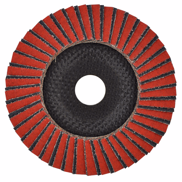 Disque LAMELLES CERAMIQUE & ZIRCONIUM (Cartonnette brochable) / Dim Ø125 / Gr : 60 - TIVOLY - ponçage - Référence: XT10112011347 - Image principale - Outil professionnel