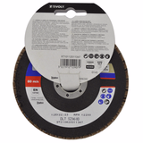 Disque LAMELLES CERAMIQUE & ZIRCONIUM (Cartonnette brochable) / Dim Ø125 / Gr : 60 - TIVOLY - ponçage - Référence: XT10112011347 - Vue 3 - Outil professionnel