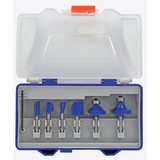 6 router bits in assorted shapes - 6 mm shank  - TIVOLY - routing - Reference: XT606470006 - Vue 3 - Professional Tool