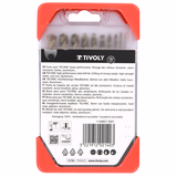 10 brocas para metal HSS-E5 (cobalto 5 %) graduadas SLR Ø 1 a 10 mm  - TIVOLY - taladrado - Referencia: 11468570001 - Vue 3 - Herramienta profesional