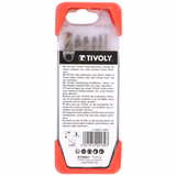 6 HSS-E5 (5% cobalt) metal drill bits - SLR graduated - Split point - Ø 1 to 8 mm  - TIVOLY - drilling - Reference: 11468570002 - Vue 3 - Professional Tool