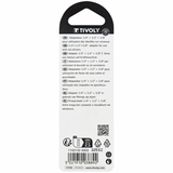 Juego de 3 adaptadores de vaso hexagonales de 6,35 mm  - TIVOLY - atornillado - Referencia: 11501320003 - Vue 3 - Herramienta profesional