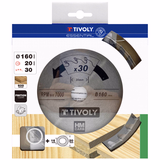 Ø: 160 x Ø2: 20 x Z: 30 / Hojas de sierra circular -Acabado -Para madera dura, estratificada y parqué -Uso en sierra portátil (Funda cartón)  - TIVOLY - serrado - Referencia: XT50514004440 - Vue 2 - Herramienta profesional