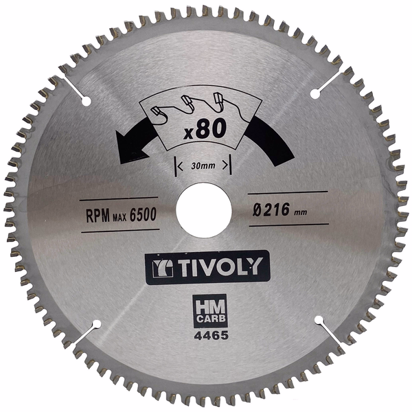 Circular saw blade - Finishing - For plastic, aluminium, hard wood -For portable saw ESSENTIAL (Carton sleeve) - TIVOLY - sawing - Reference: XT50044 - Image principale - Professional Tool