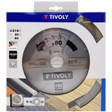 Hojas de sierra circular -Acabado -Para plástico, aluminio y acero inoxidable -Uso en sierra portátil ESSENTIAL (Funda cartón) - TIVOLY - serrado - Referencia: XT50044 - Vue 2 - Herramienta profesional