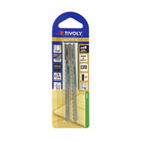 Jigsaw blade - Double toothing - For solid hardwood - U attachment TECHNIC (Blister) - TIVOLY - sawing - Reference: 1T50392 - Vue 2 - Professional Tool