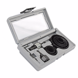 11-piece case - 8 HCS hole saws Ø 22 to 68 mm + 2 shafts + 1 key  - TIVOLY - sawing - Reference: XT50527052016 - Vue 3 - Professional Tool