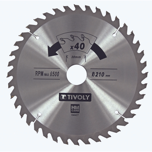 Lame de scie circulaire -Finition - Pour Bois dur, stratifié, parquet -Pour scie portative ESSENTIAL (Etui carton) - scies circulaires - Référence: XT50034 - Outil professionnel - Tivoly