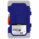 15 pieces - 9 HSS speed point wood drill bits Ø 2 to 10 mm + 6 flat wood drill bits Ø 14 to 24 mm  - TIVOLY - drilling - Reference: 10802470002 - Vue 4 - Professional Tool