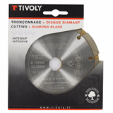 GROOVE-CUTTING disc (Hanging box) / Ø: 150 / Ep: 2.4 - TIVOLY - cutting discs - Reference: XT30341034051 - Vue 2 - Professional Tool