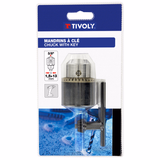 Portabrocas con llave Ø1,5>13mm  - TIVOLY - accesorios - Referencia: XT60692000018 - Vue 2 - Herramienta profesional