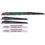 5 lames de scie sabre pour le métal, le plastique et l'élagage  - TIVOLY - sciage - Référence: XT505820001 - Vue 1 - Outil professionnel