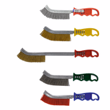 ERGONOMIC brushes - Convex - Steel, stainless steel, brass-plated, or nylon bristles TECHNIC (Unit packaging) - TIVOLY - brushes - Reference: XT21021 - Vue 1 - Professional Tool