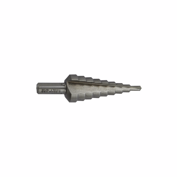 HSS step drill bit -TivolyNorm -Straight flute (Hanging box) / ØMin/Max : 4/20  - TIVOLY - drilling - Reference: 11448620420 - Image principale - Professional Tool