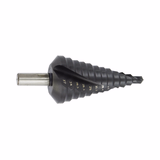Step taper drill HSS-E5 (Cobalt 5%) -TiAlN coated -TivolyNorm -Helical -Cross point -3-flat shank (Hanging box) / ØMin/Max : 6/37  - TIVOLY - drilling - Reference: 11448720637 - Vue 1 - Professional Tool