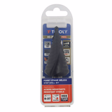 Foret conique étagé HSS -Revêtu TiAlN -TivolyNorm -Hélicoïdal -Pointe en croix -Queue à 3 méplats (Boite brochable) / ØMin/Max : 6/37  - TIVOLY - perçage - Référence: 11438720637 - Vue 2 - Outil professionnel