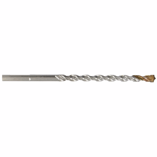 Ø: 10 / Foret bétons L200mm -Plaquette carbure pointe de centrage -Queue cylindrique 3 méplats (Blister) / L: 200 - TIVOLY - perçage - Référence: 10913121000 - Image principale - Outil professionnel