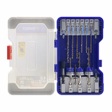 13 piezas-3 kits broca y fresa para madera y metal HSS 2 en 1 + 6 brocas HSS + 3 puntas de acero inoxidable + accesorios  - TIVOLY - taladrado - Referencia: 11900770001 - Vue 4 - Herramienta profesional