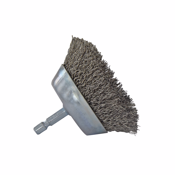 Brosse COUPE -Fil acier ondulé -Décapage du métal (Cartonnette brochable) / Ø: 50 / 0.35 - TIVOLY - brossage - Référence: XT20252006060 - Image principale - Outil professionnel