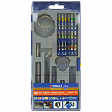 32 pieces - Bits and accessories for opening up a smartphone or tablet  - TIVOLY - screwdriving - Reference: 11501570041 - Vue 1 - Professional Tool