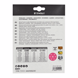 Disque AUTO-AGRIPPANT -Ø150mm -Perforation 6 trous -Pour ponceuse excentrique (Etui carton) / Dim Ø150 / Gr : 180 - TIVOLY - ponçage - Référence: XT10112011223 - Vue 3 - Outil professionnel