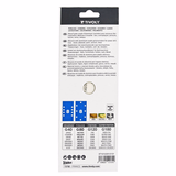 PERFORATED sanding pad - 93x230 mm - For orbital sander (Carton sleeve) / Dim 93x230 / Gr : 120 - TIVOLY - sanding - Reference: XT10122012132 - Vue 3 - Professional Tool