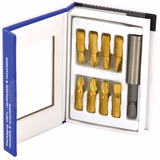 9 pièces -8 embouts revêtus TiN + 1 porte-embout magnétique  - TIVOLY - vissage & serrage - Référence: 11501570022 - Vue 3 - Outil professionnel