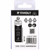 9 pièces -8 embouts revêtus TiN + 1 porte-embout magnétique  - TIVOLY - vissage & serrage - Référence: 11501570022 - Vue 2 - Outil professionnel