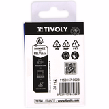 9 piezas -8 puntas + 1 portapuntas magnético  - TIVOLY - atornillado - Referencia: 11501570023 - Vue 2 - Herramienta profesional