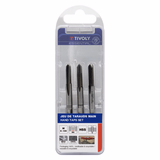 Set of 3 HSS hand taps - M - DIN352 (Blister) / Ø: 6 X 1 - TIVOLY - tapping - Reference: 1050052060100 - Vue 2 - Professional Tool