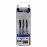 set of 3 hand taps - M - Chrome Steel (Blister) / Ø: 5 X 0.8 - TIVOLY - tapping - Reference: 1050012050080 - Vue 2 - Professional Tool
