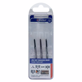set of 3 hand taps - M - Chrome Steel (Blister) / Ø: 3 X 0.5 - TIVOLY - tapping - Reference: 1050012030050 - Vue 2 - Professional Tool