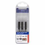 Jeu de 3 tarauds main HSS -M -DIN352 (Blister) / Ø: 8 X 1.25 - TIVOLY - taraudage - Référence: 1050052080125 - Vue 2 - Outil professionnel