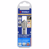 Fraise à ébavurer à trou 90° HSS-E5 (cobalt 5%) -TivolyNorm -Queue cylindrique (Boite brochable) / Ø: 10-15 / L: 65 - TIVOLY - fraisage - Référence: 10361321015 - Vue 2 - Outil professionnel