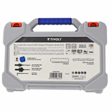 9 pieces - 6 bi-metal cobalt 8% hole saws Ø 22 to 68 mm + 2 pilots + 1 Allen key  - TIVOLY - sawing - Reference: XT505270001 - Vue 3 - Professional Tool