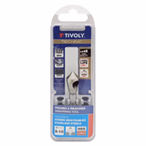 Avellanador con agujero HSSE5% cobalto a 90º Mango cilíndrico (Caja colgante) / Ø: 5-10 / L: 48 - TIVOLY - fresado - Referencia: 10361320510 - Vue 2 - Herramienta profesional