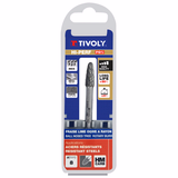 Carbide rotary burr Ogive, rounded, Normal teeth Chip-breaker D shaped (Hanging box) # / Ø: 8 / d2: 6 / L: 63 - TIVOLY - milling - Reference: 10318320800 - Vue 2 - Professional Tool