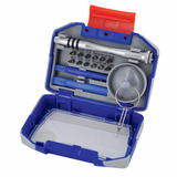 17 piezas -Puntas y accesorios para la apertura de smartphones  - TIVOLY - atornillado - Referencia: 11501570043 - Vue 4 - Herramienta profesional